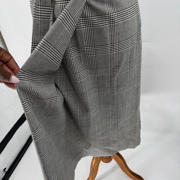 Zara Woman Plaid High-Waisted Pencil Skirt Size S - Picture 6 of 14
